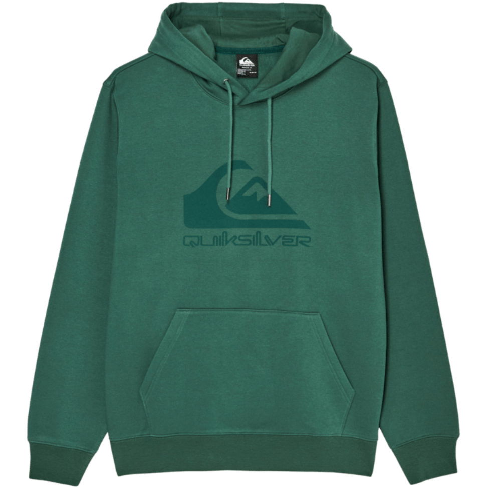 2026 Quiksilver Mens Comp Logo Hoodie EQYFT05053 - Forest